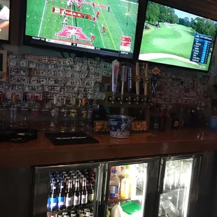 a sports game on tv