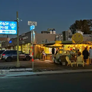 Exterior of the restaurant from the street