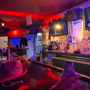 Empty bar. Where is the bartender?