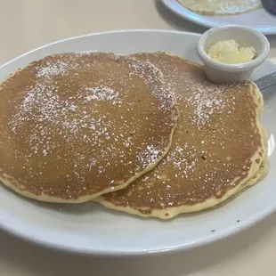 Flat, cold pancakes for $12.50