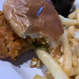 Nashville hot chicken sandwich