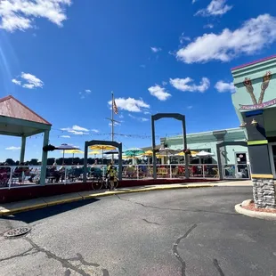 View of outside seating