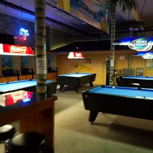 Pool tables
