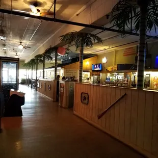 the interior of the restaurant