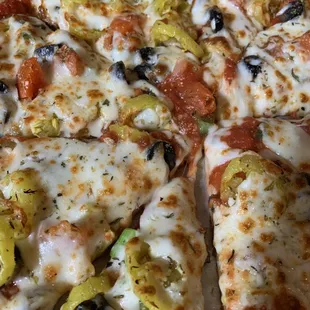 Veggie pizza-yum