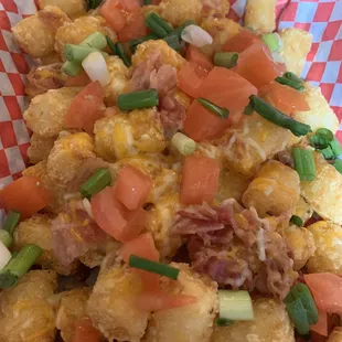 Loaded tots-yummy