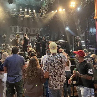 After the concert, picture of stage