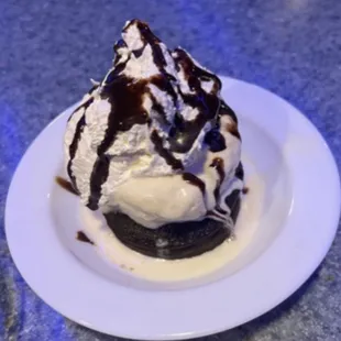 Hot Fudge Lava Cake with Ice Cream!!!