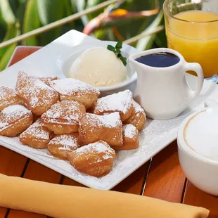 Beignets on the beach!