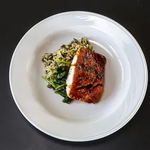 a plate of food on a table