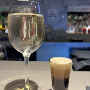 Wine and a taste of beer