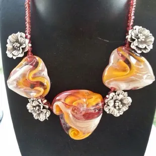 Trunk show of furnace glass by Connie Christopher.