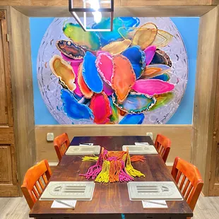 Our beautiful stringing room. Book an appointment online and come make your own jewelry!