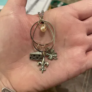 Charm necklace for my bestie that I made myself!