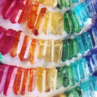 Rainbow Quartz points