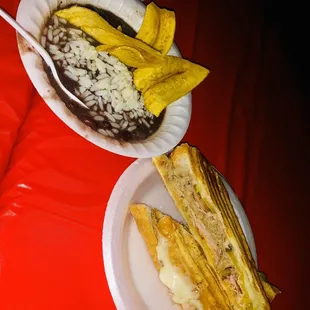 Monday is Cuban Night!!! Cuban sandwiches and black beans!!