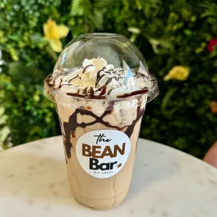 Our new Almond Joy Bean latte for the fall season