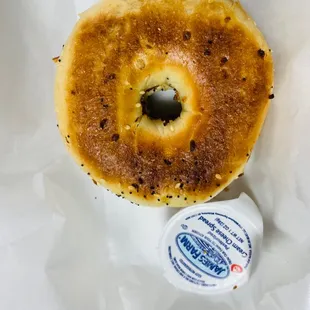 Everything Bagel with Cream Cheese