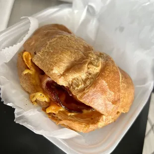 Breakfast Croissant Sandwich