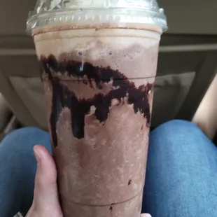 Lg, blended, Double Fudge Eclipse