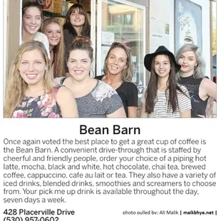 I agree, Best Coffee in Placerville According to Mt. Democrat &quot;Readers&apos; Choice 2015&quot;