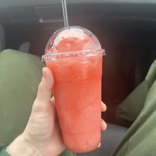 Redbull raspberry twist blended