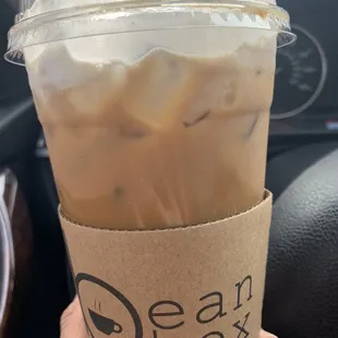 Large Iced Gingerbread Latte