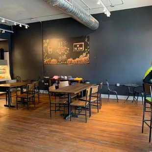 the interior of the restaurant