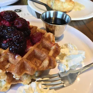 Belgian Waffle Sandwich