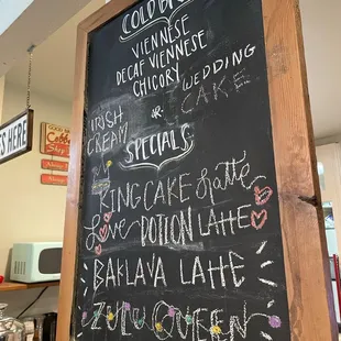 Mardi Gras Seasonal Menu