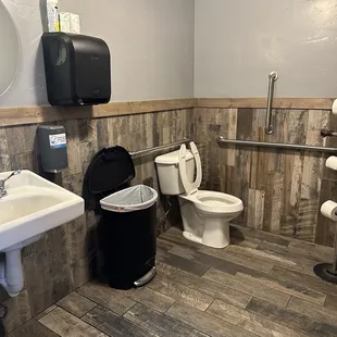 1 of 2 nice gender neutral restrooms