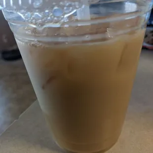 Sugar cookie iced latte