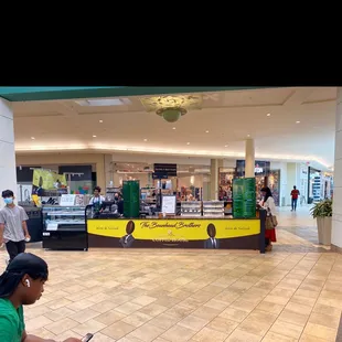 Front of store in the mall.