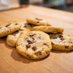 Sea Salted Chocolate Chip Cookies