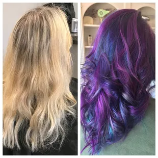 Made this mermaid galaxy space stuff magic today