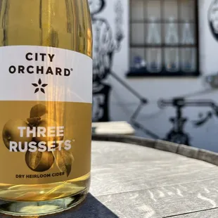 a bottle of three russells