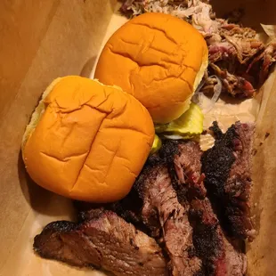 Brisket &amp; pulled pork