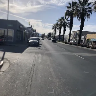 The view outside The Bears.