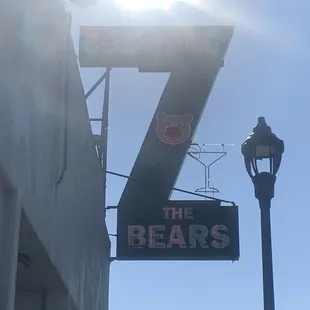the sign for the bears