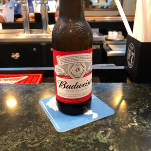 Ice cold Budweiser