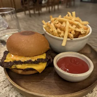 Smashed Txule Burger
