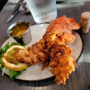 Fried lobster