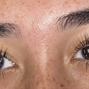 Keratin lash lift by Maria