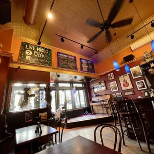 the interior of a restaurant