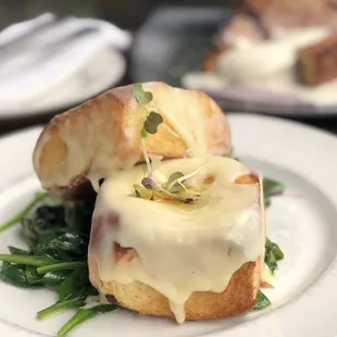 Truffle Egg Toast, a patron favorite Brunch menu dish