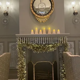 Martha &apos;s Replica of her own fireplace