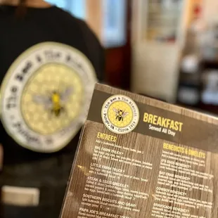 Glimpse of the menu.