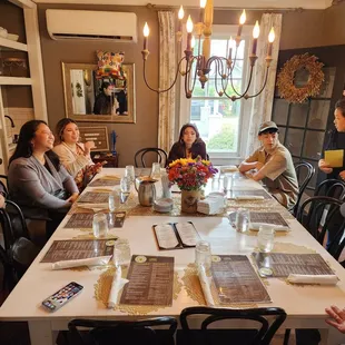 Private dining room - seats between 8-12.