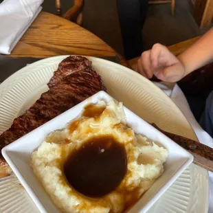 Marinated New York Strips