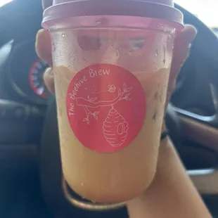 cinnamon churro latte w/ oatmilk